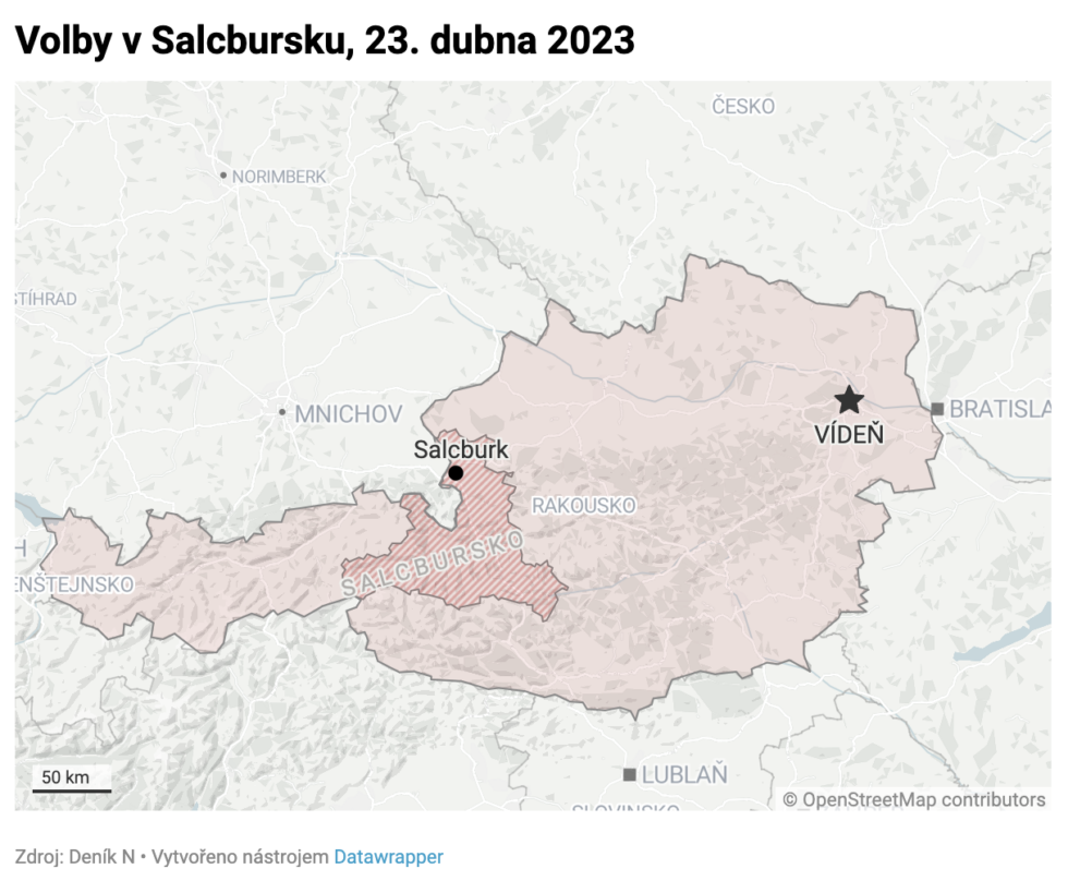 Salcbursko-mapa-2023 volby